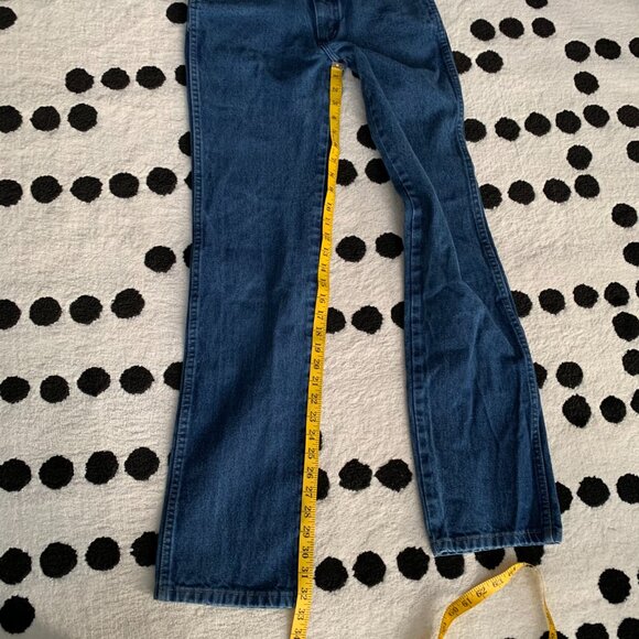 Wrangler Jeans Cowboy Cut Bootcut Mens 28x34 Blue Denim 936PWD Western Rodeo 90s - Picture 11 of 11